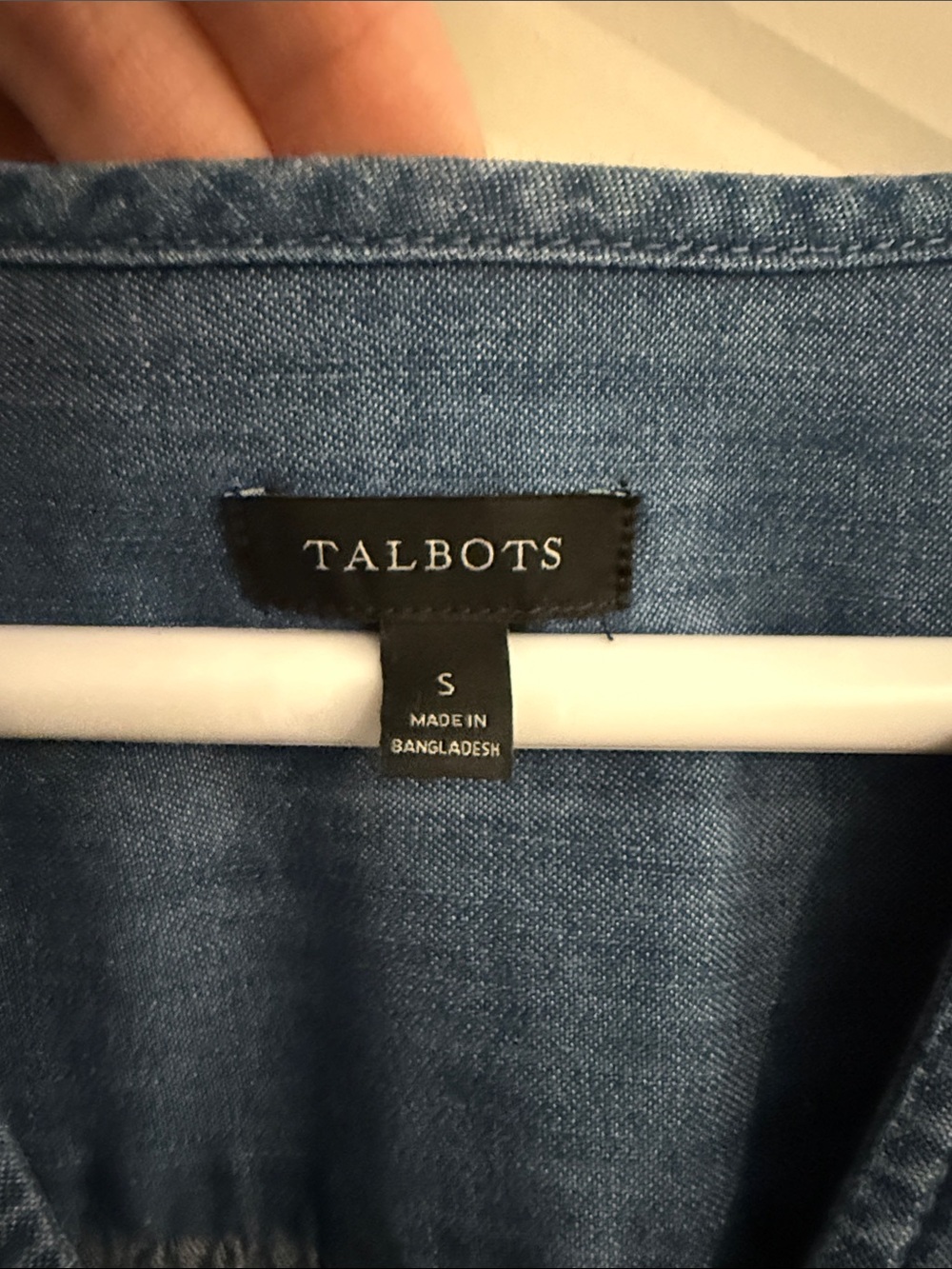 Talbots Blue Chambray Dress - Picture 2 of 6